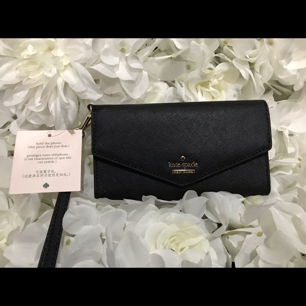 BNWT KATE SPADE phone wristlet wallet